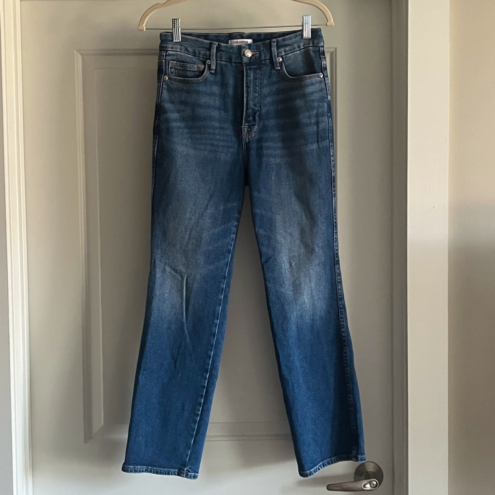Good American Good Curve Straight Leg Jeans sz 4/27
